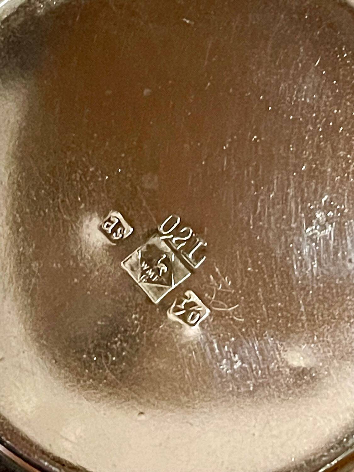 WMF tea set, silver-plated metal, 4 pieces