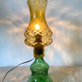 Vintage glass lamp