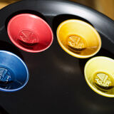 Air France : Old ashtrays / pocket drains / advertising cups in porcelain 1950's