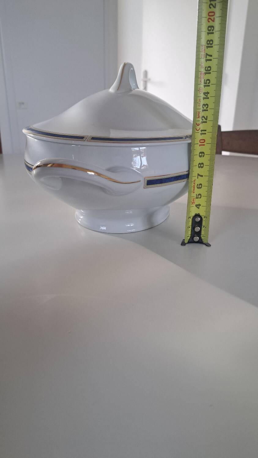 Soup tureen + Haviland plate