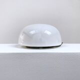 Vintage opaline round ceiling light