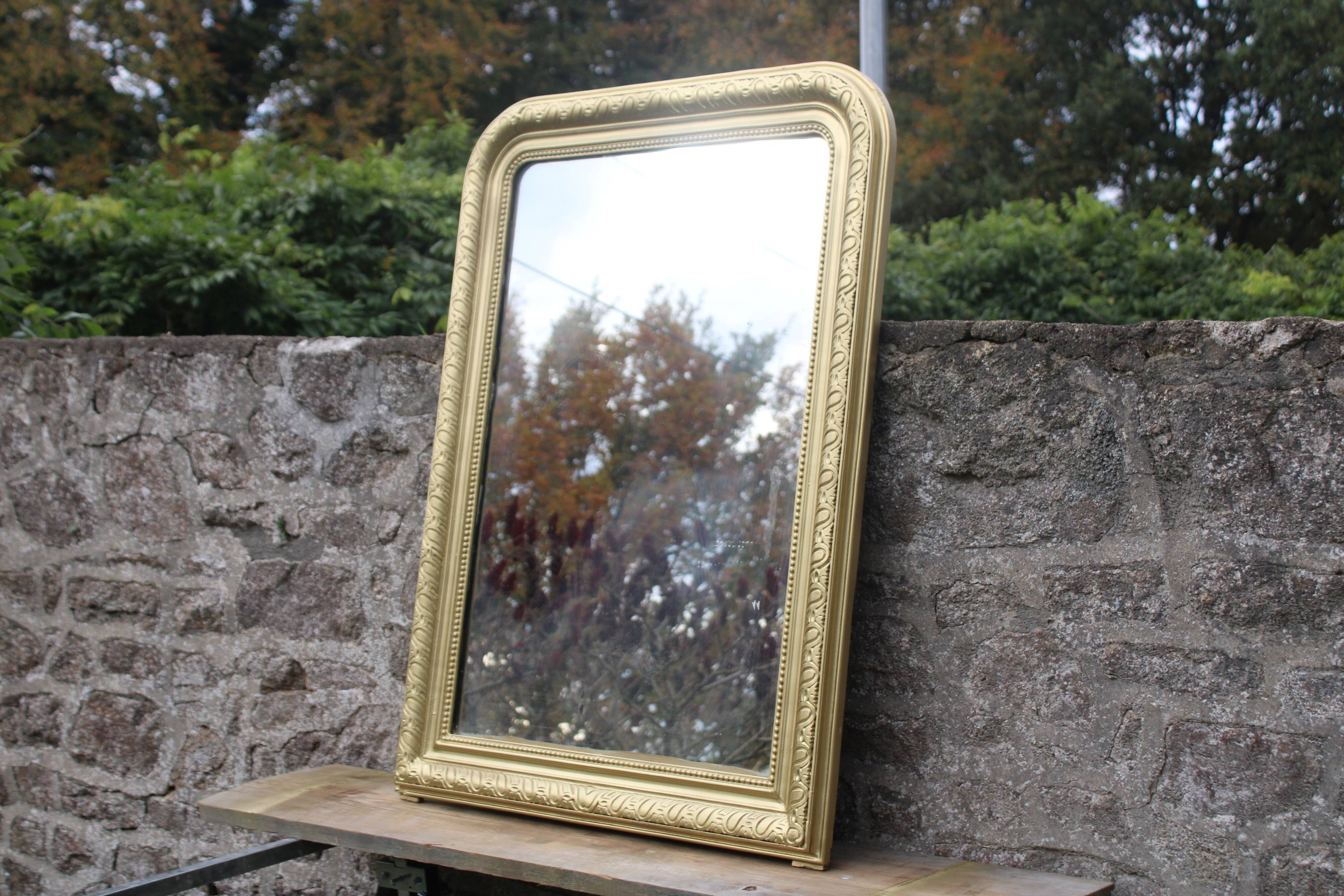 Antique mirror in Louis Philippe style
