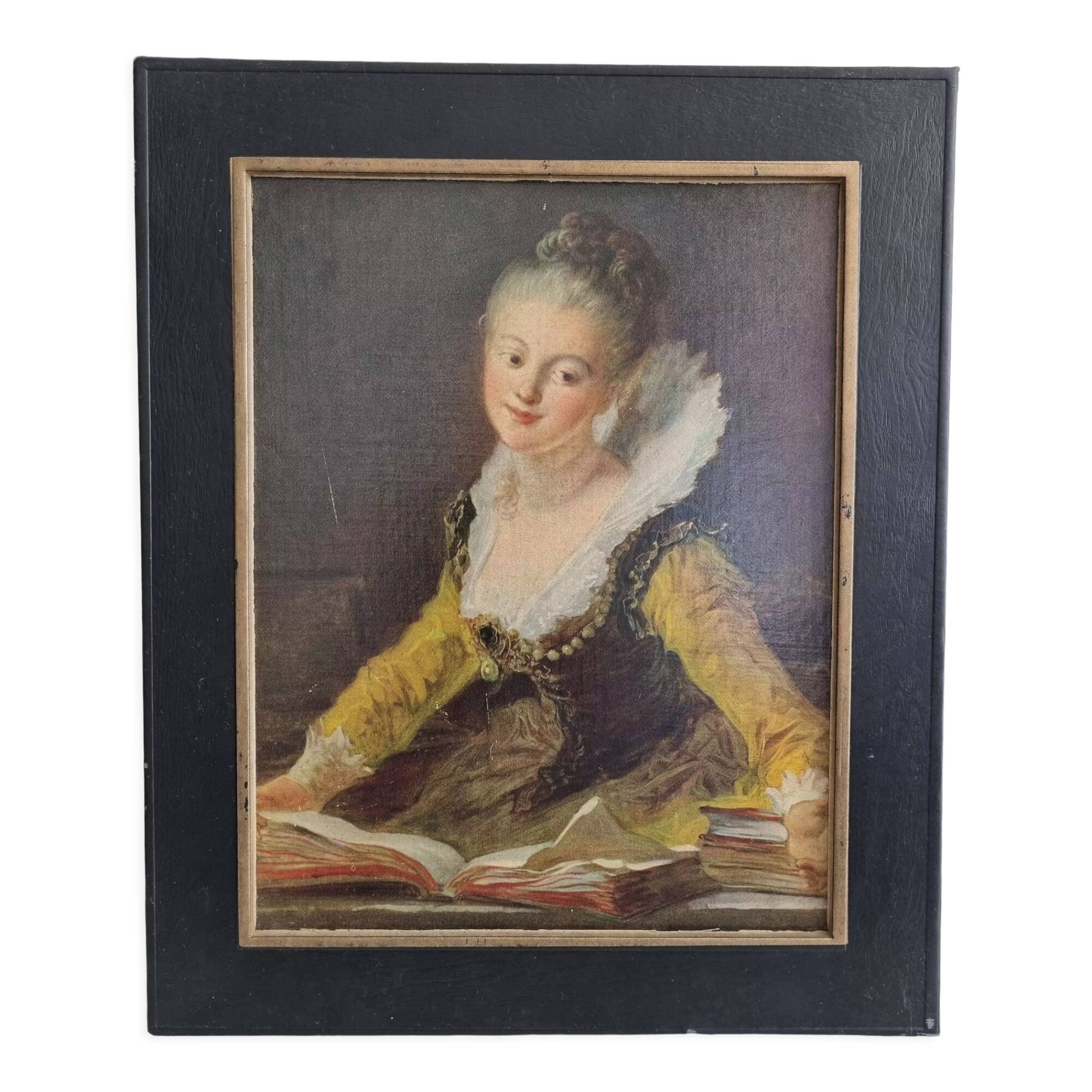 Reproduction frame "The study"