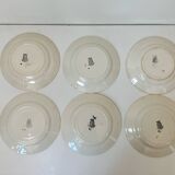 6 vintage plates