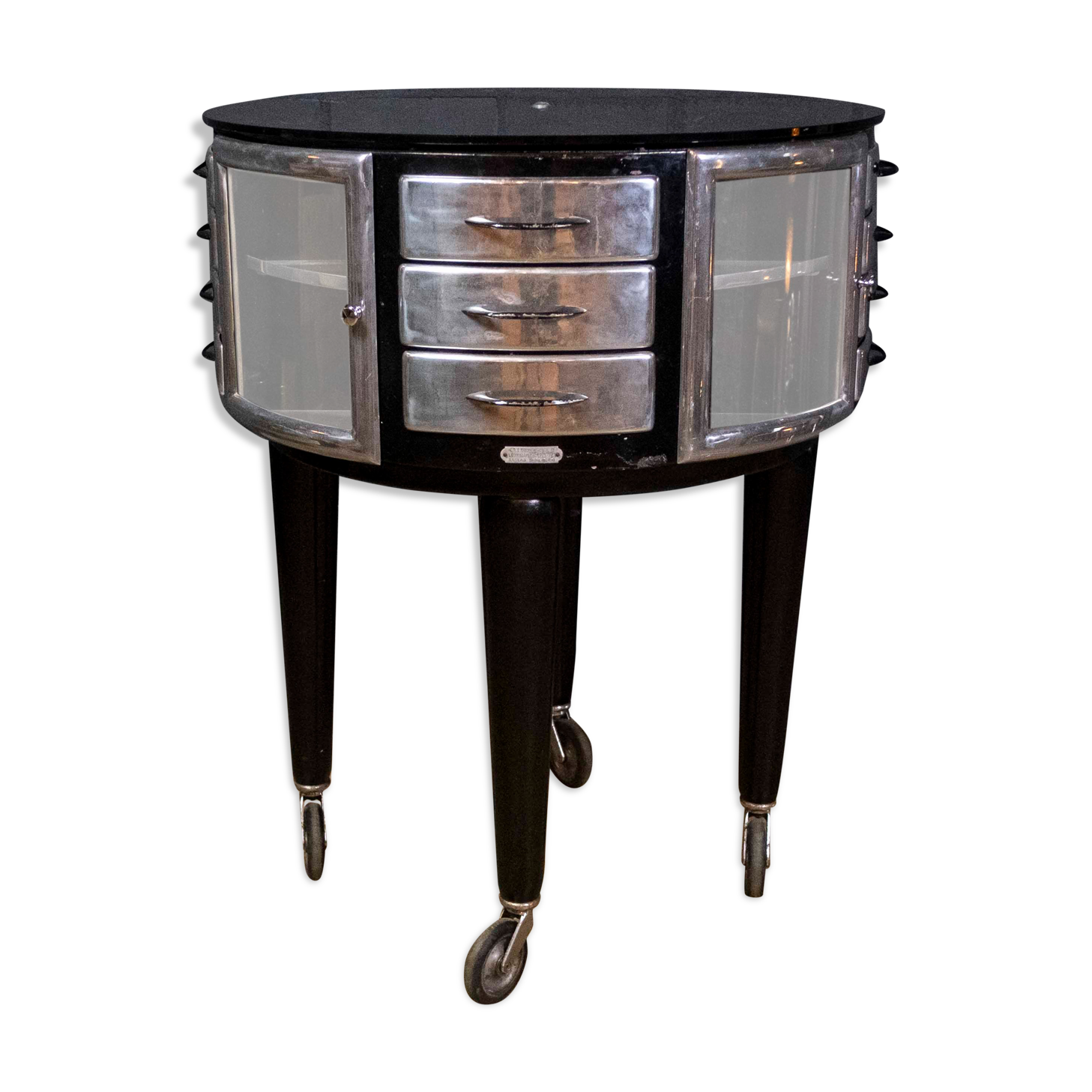 Vintage Dentist Cabinet by Leon Martin Gyrator meuble