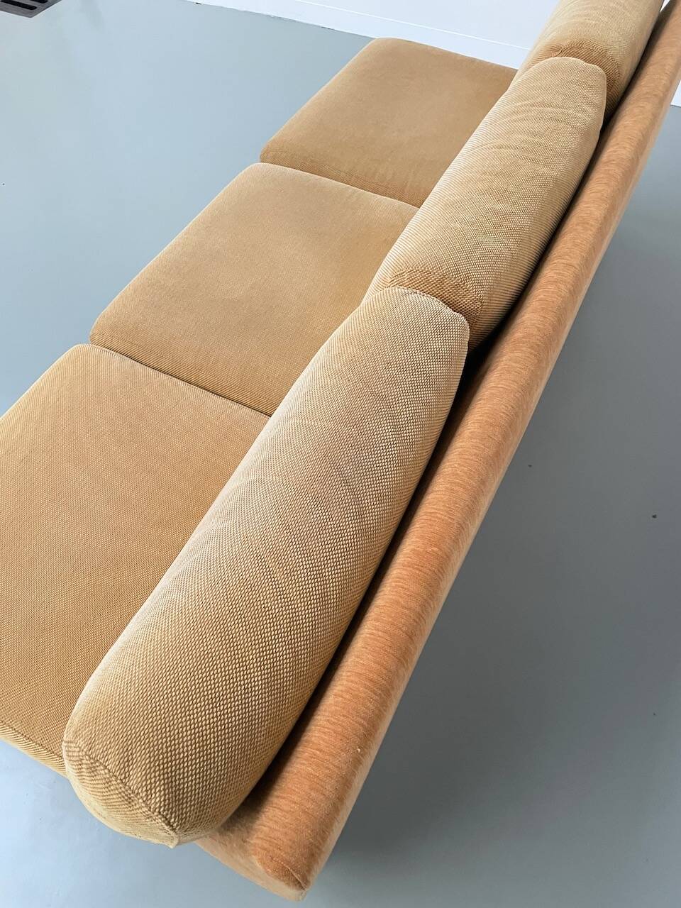 Jacques Charpentier 3-seater stainless steel sofa