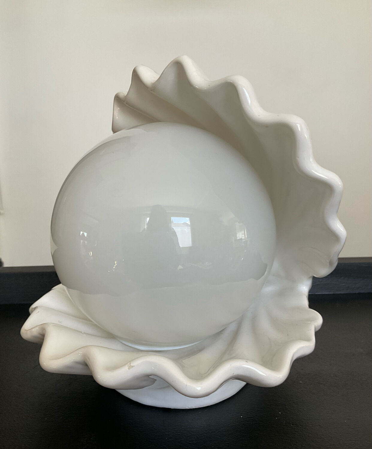 Vintage shell lamp 70s-80s