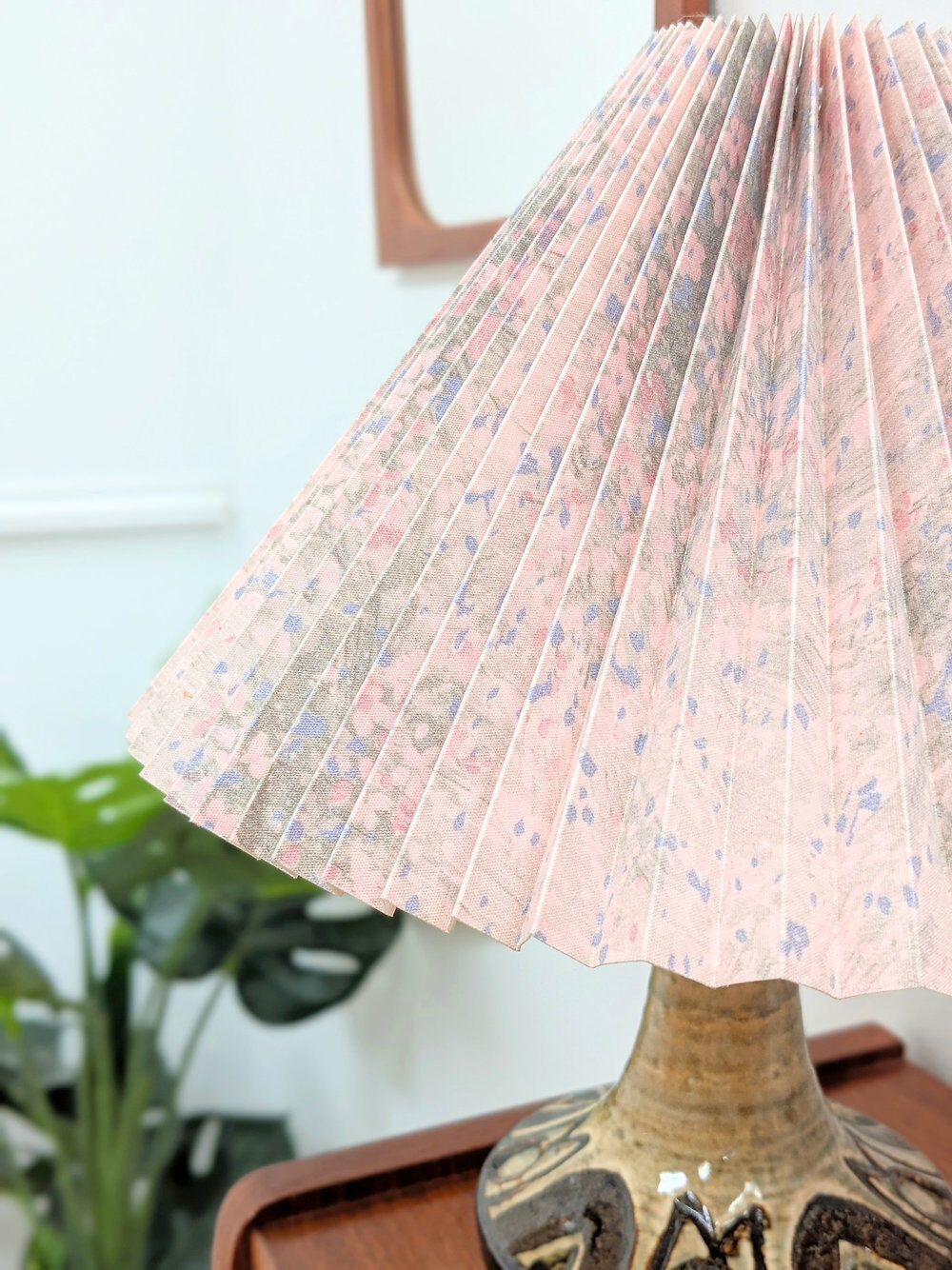Lampe vintage en céramique