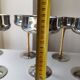 6 stainless steel chrome ice cream bowls