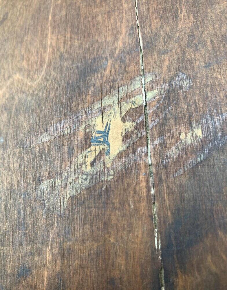 Art Deco curved wooden café chair, 1930s