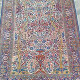 Ancient handmade Persian Oriental carpet Keshan 2. 10 x 1. 35m