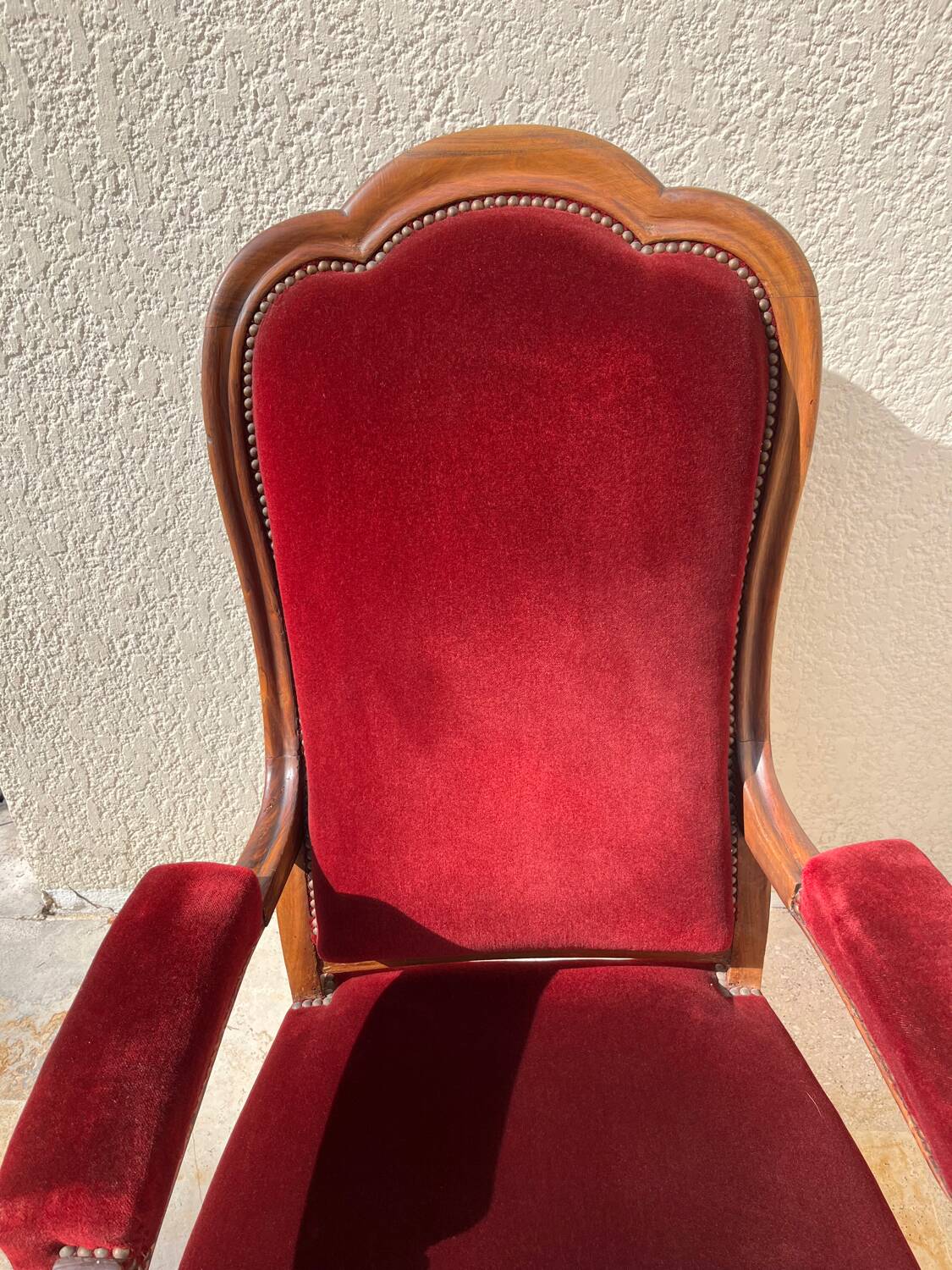 Antique Voltaire armchair