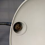 Old workshop lamp with ball reflector vice, 50s