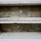 pair old gardeners reconstituted stone fluted grandon