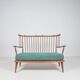 Mid-Century Scandinavian armchair with bars, 1950s