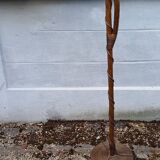 Rattan floor lamp