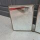 Old barber triptych mirror to put or hang 19x25cm