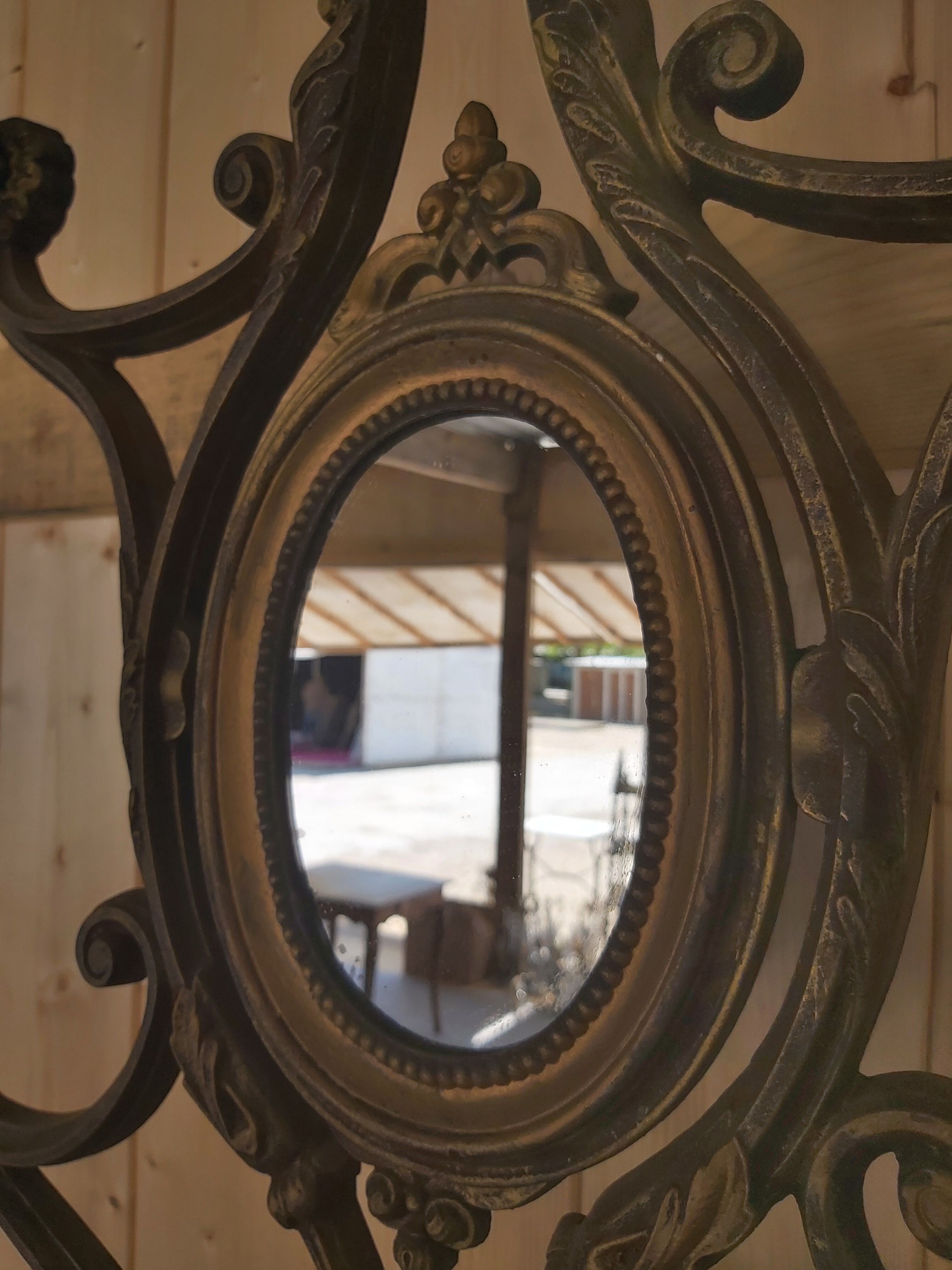 Cast iron coat rack Corneau F Charleville XIX th