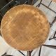 Series of 5 metal and wood workshop stools