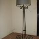 Wrought iron lamp art deco era