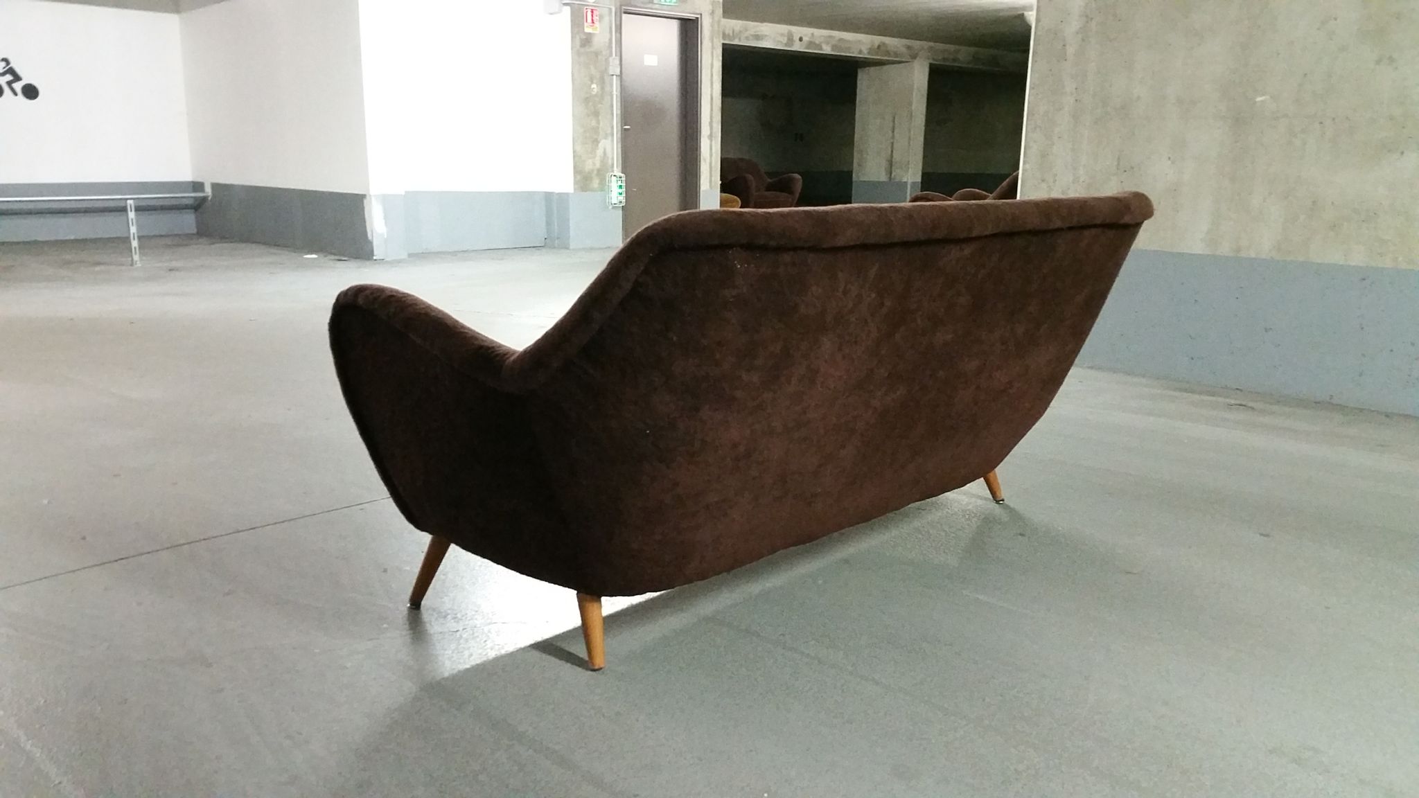 Lounge sofa 2 armchairs organic year 50