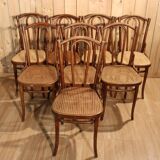 8 Bistro chairs No. 56 Thonet