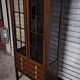 Vintage 1960s Scandinavian display cabinet in rosewood.