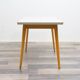 Dining table from the 1950s, grey resin top.