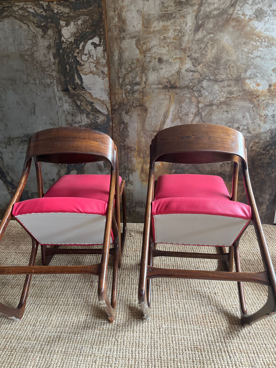 4 chaises Baumann modèle traîneau