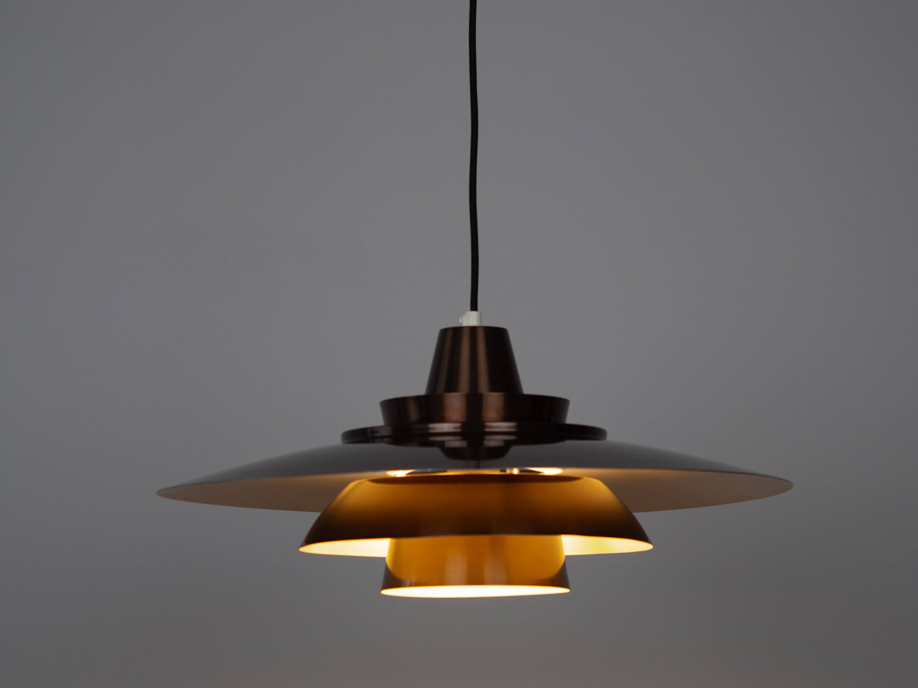 Danish vintage pendant lamp Superlight by David Mogensen, 1980s