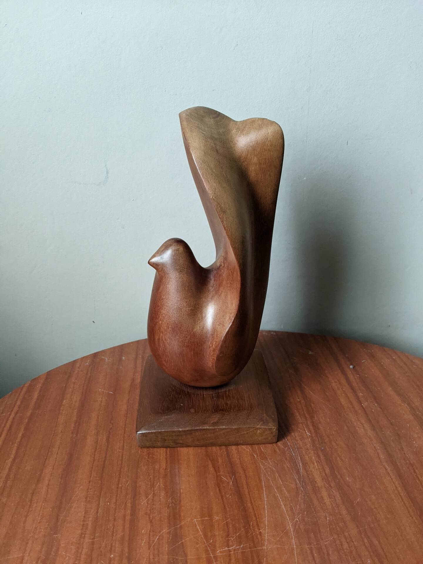 Stylised bird sculpture Scandinavian decoration