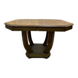 Art Deco dining table in solid oak
