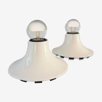 Pair of wall lamps Artemide "Teti" Vico Magistretti