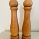 Vintage salt and pepper mills