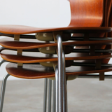 Model 3105 Mosquito chairs by Arne Jacobsen for Fritz Hansen 1967