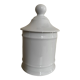Apothecary pot in white Limoges porcelain