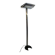 Lampadaire Moderniste en aluminium poli