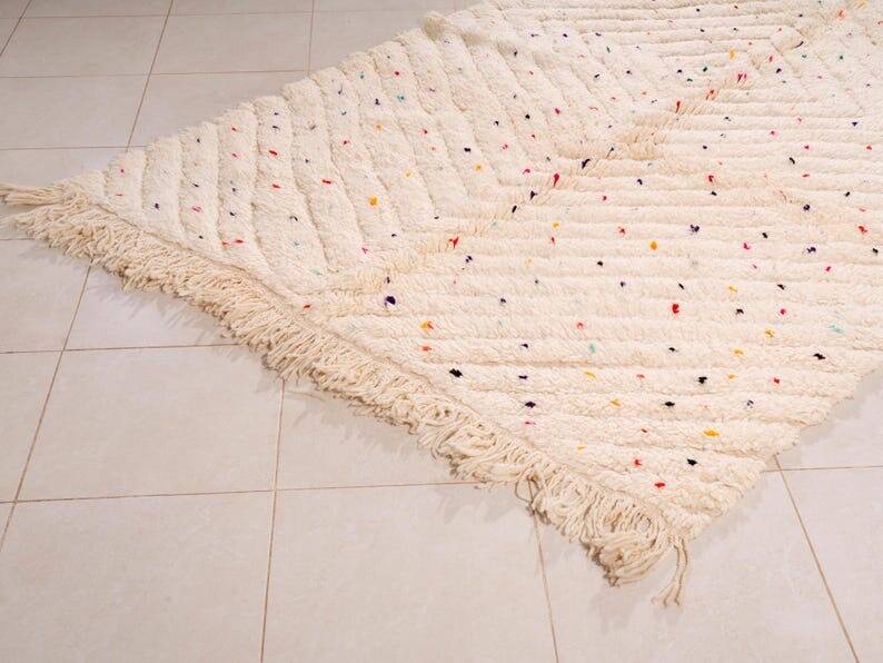 Handmade natural wool Atlas rug size 1.5/2.5 m