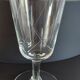 Lot de 10 verres à vin / eau gravés années 50