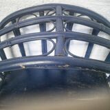 Blue rattan shelf