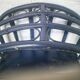 Blue rattan shelf