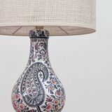 Paire lampes faïence de Gien