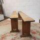 Paire de bancs