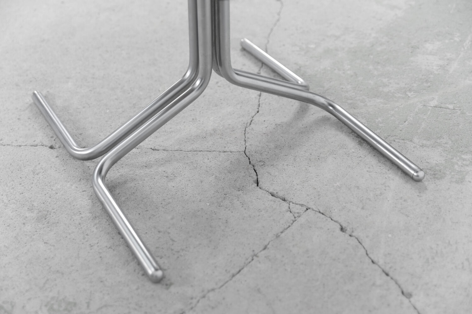 Mid-Century Modern Vintage Brown Aluminum German Chairs by Mauser, 1970s, Set of 2