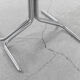 Mid-Century Modern Vintage Brown Aluminum German Chairs by Mauser, 1970s, Set of 2