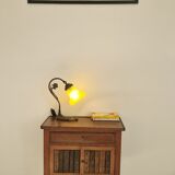 Directory style marquetry side table