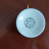 Teacup and saucer Limoges porcelain