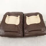 Ligne Roset Marsala set - brown leather