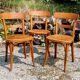 3 chaises bistrot Thonet années 40
