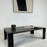 Coffee table, 80s in green marble